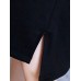 Women Casual Two Pieces Patchwork Thick Sweatshirt Dress with Pocket