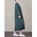 Women Casual V-neck Long Sleeve Striped Dress Women Casual V-neck Long Sleeve Striped Dress