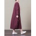 Women Casual V-neck Long Sleeve Striped Dress Women Casual V-neck Long Sleeve Striped Dress