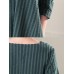 Women Casual V-neck Long Sleeve Striped Dress Women Casual V-neck Long Sleeve Striped Dress