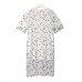 Casual Women Fake Two Pieces Polka Dot O-Neck Short Sleeve Dress