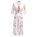 Casual Women Printed V-Neck Chiffon Dress
