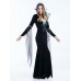 Halloween Snow White Princess Long Sleeve Women Clothing Costume Party Dress