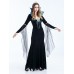 Halloween Snow White Princess Long Sleeve Women Clothing Costume Party Dress
