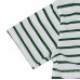 2015 New Little Maven Lovely Dog Stripe Baby Children Boy Cotton Short Sleeve T-shirt Top