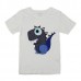 2015 New Little Maven Lovely Dinosaur Baby Children Boy Cotton Short Sleeve T-shirt Top