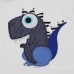 2015 New Little Maven Lovely Dinosaur Baby Children Boy Cotton Short Sleeve T-shirt Top
