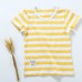 Summer Casual Stripe Short Sleeve Cotton T-shirts For Children