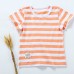 Summer Casual Stripe Short Sleeve Cotton T-shirts For Children