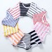 Summer Casual Stripe Short Sleeve Cotton T-shirts For Children