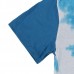 2015 New Little Maven Blue Sky Sea Baby Children Boy Cotton Short Sleeve T-shirt Top