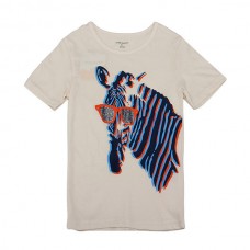 2015 New Little Maven Lovely Spectacled Zebra Baby Children Boy Cotton Short Sleeve