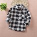 Kids Cotton Long Sleeve Button Down Plaid Shirts
