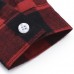 Kids Cotton Long Sleeve Button Down Plaid Shirts
