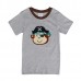 2015 New Lovely Monkey Baby Children Boy Pure Cotton Short Sleeve T-shirt Top