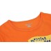 2015 New Little Maven Orange Lovely Car Boy Cotton Short Sleeve T-shirt Top