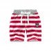 Boys Kids Children Striped Shorts with Pockets
