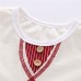 Little Boys Casual Patchwork Stripes Cotton Short Sleeve T-shirts Pants Suit