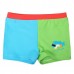 Baby Boys Kid Dolphin Cartoon Style Blue & Green Swimming Trunks