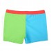 Baby Boys Kid Dolphin Cartoon Style Blue & Green Swimming Trunks
