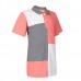 Summer Children Boy Cotton Contrast Color Polo Shirt T-shirt