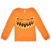 2Pcs Halloween Costume Kids Pumpkin Printed Long Sleeve Tracksuit