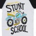 2015 New Lovely Motorcycle Baby Children Boy Pure Cotton Short Sleeve T-shirt Top