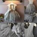 Gray Kids Girl Princess Sleeveless Dress Toddler Vintage Wedding Party Pageant Flower Bow Tulle Tutu