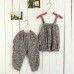 Baby Girls Leopard Clothes Sets Vest Pants Suits Outfits