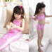 Girl Little Mermaid Tail Bikini Set Swimmable Swimming Princess Costume Swimsuit