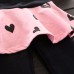 Baby Kids Girls Heart Printed Long Sleeve Sweatshirt & Leggings Set