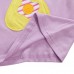 2015 New Little Maven Summer Baby Girl Children Pear Purple Cotton Long Sleeve T-shirt