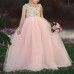 Sweet Toddler Girls Kids Sleeveless Lace Princess Dress for 2Y-9Y