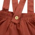 Girls Kids Baby Solid Sleeveless Cotton Dress For 2Y-5Y