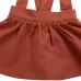 Girls Kids Baby Solid Sleeveless Cotton Dress For 2Y-5Y