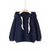 Girls Pure Color Jacket Boys Kids Winter Warm Hooded Coats