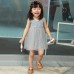 Casual Kid Girls Pure Color Sleeveless Princess Tutu Dresses