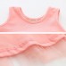 Casual Kid Girls Pure Color Sleeveless Princess Tutu Dresses