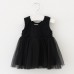 Casual Kid Girls Pure Color Sleeveless Princess Tutu Dresses