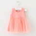 Casual Kid Girls Pure Color Sleeveless Princess Tutu Dresses