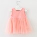 Casual Kid Girls Pure Color Sleeveless Princess Tutu Dresses