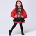 Cute Little Girls Little Red Devil Cosplay Costume Halloween Little Red Riding Hood Costume