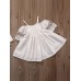 Girls Lace Patchwork Off Shoulder Strap Dress for 2Y-7Y