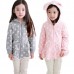 Baby Children Girls Zipper Rabbit Hooded Coat Dot Cardigan Jacket