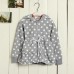 Baby Children Girls Zipper Rabbit Hooded Coat Dot Cardigan Jacket