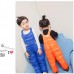 Cute Baby Kids Sleeveless Printed Cotton Padded Winter Jumpsuit