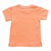 2015 New Little Maven  Baby Girl Children Cat Orange Cotton Short Sleeve T-shirt
