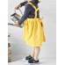 Children Girls Japanese Style Gardening Cooking Cotton Linen Aprons Dress with Pockets