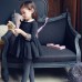 Girls Classic Style Long Sleeve Thick Winter Dress Kids Clothing