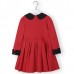 Girls Classic Style Long Sleeve Thick Winter Dress Kids Clothing